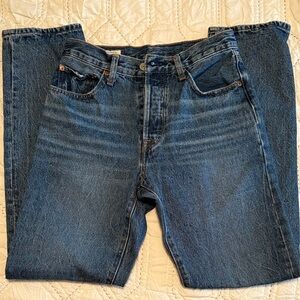 Levi’s 501 Classic Blue Denim Jeans W 26 L 32